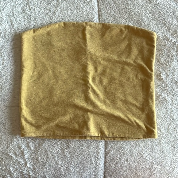 Brandy Melville Tops - Yellow Brandy Melville Tube Top
